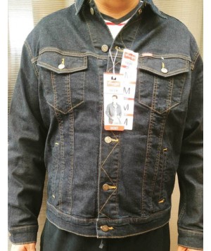 Chamarra Wrangler de mezclilla cuello beige | Western Nava
